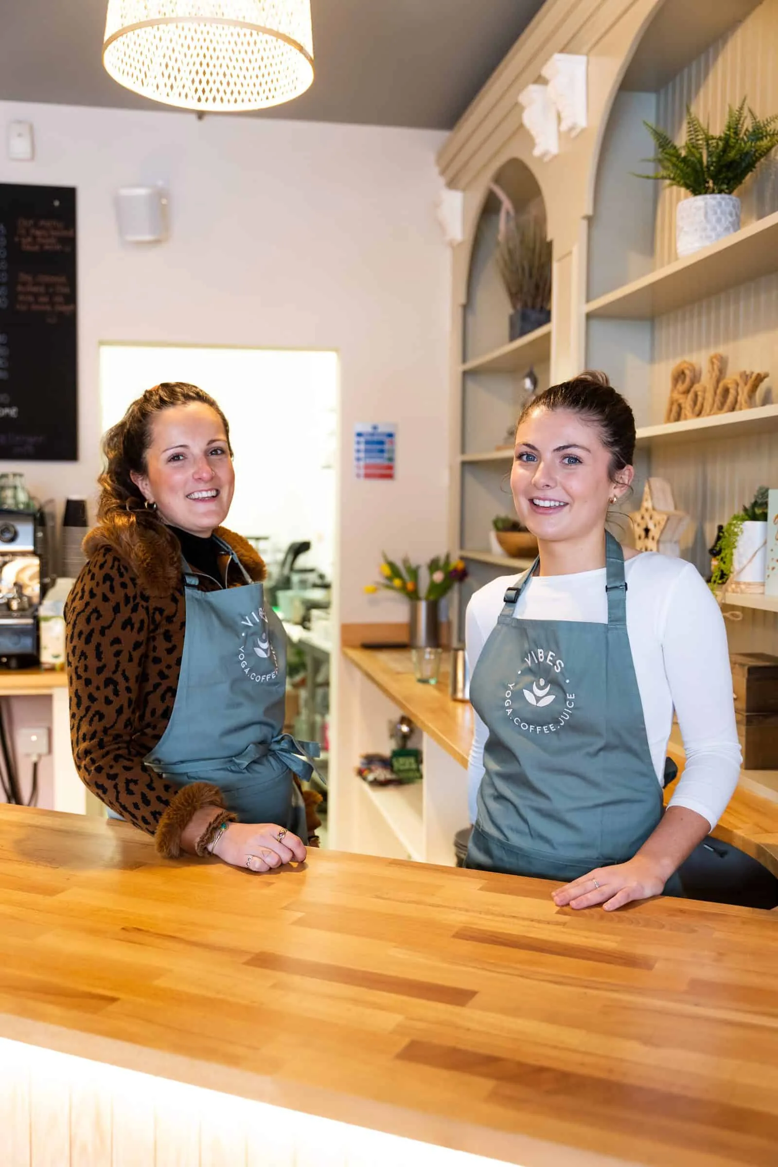 Vibes cafe counter and joinery built by OLLYWOOD