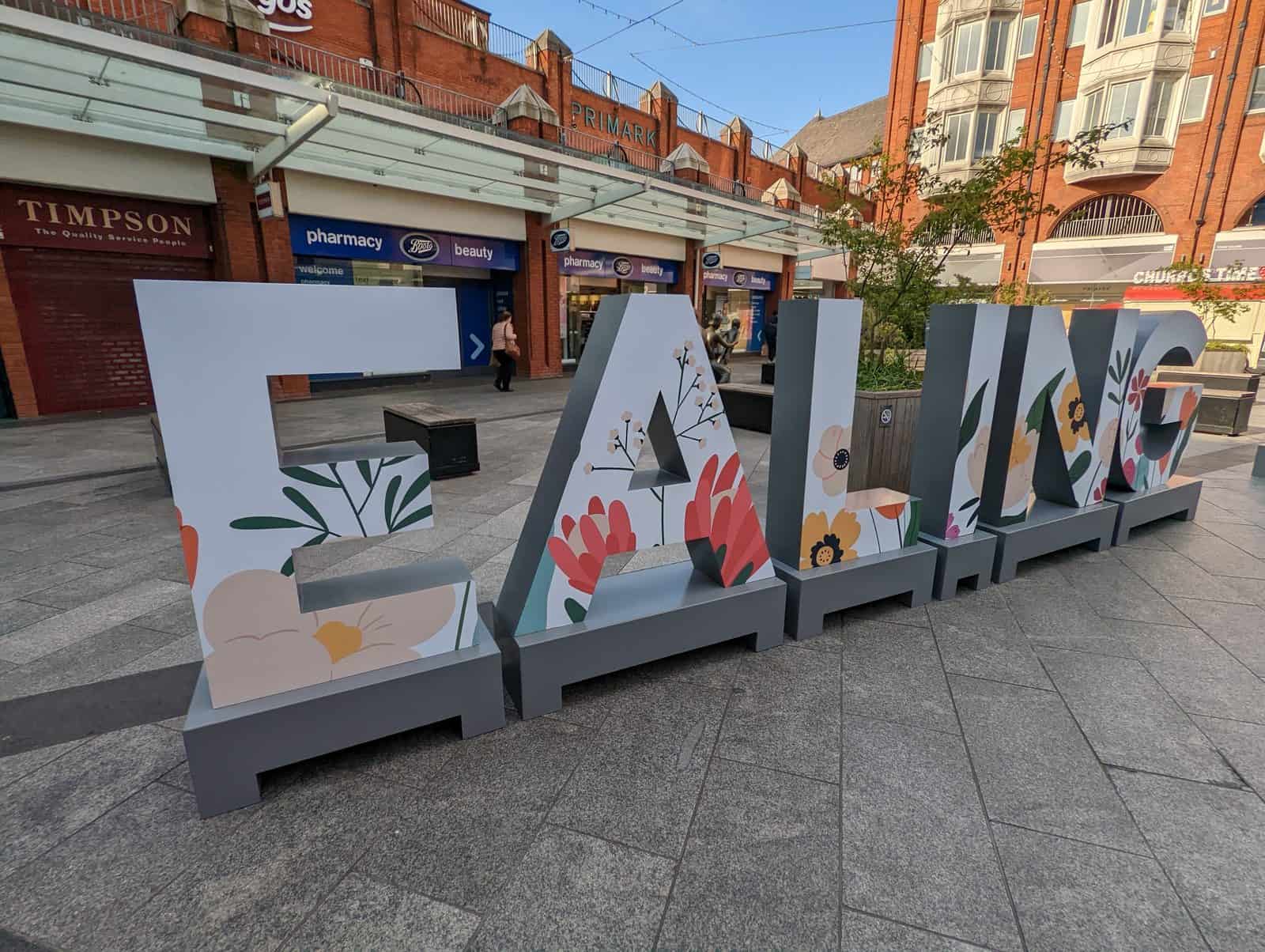 Ealing Broadway Giant Letters — Artwork Detail