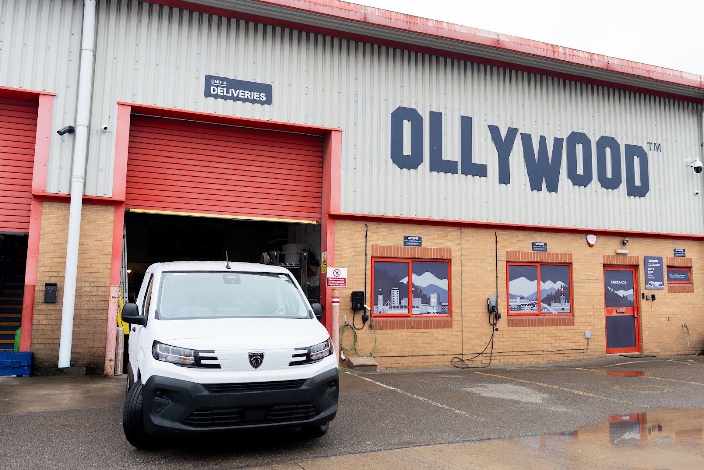 OLLYWOOD headquarters and workshop in Cardiff