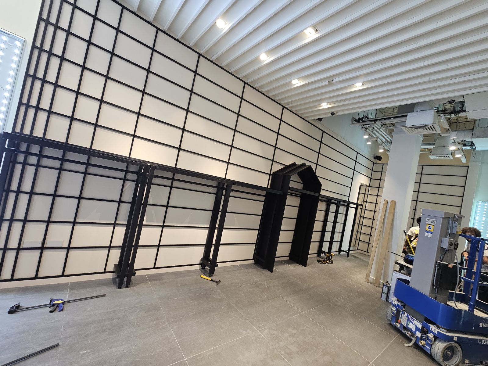 Retail unit stripped back to shell before an OLLYWOOD shopfit